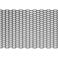 GRILLE RACING 120X40 avec ouvertures hexagonales 8x18