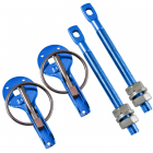 Attaches capot dakar Alu Couleur (La Paire) Bleu