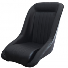 Siège baquet noir style berlinette simili cuir