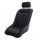 Siège baquet style berlinette avec repose tête simili cuir