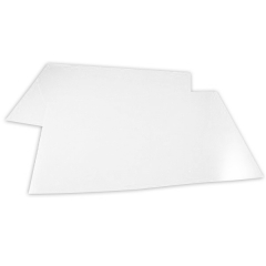 Bavettes rallye de protection (la paire) blanche