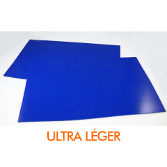 Bavettes rallye Ultra légères 2mm (la paire) Bleues