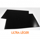 Bavettes rallye Ultra légères 2mm (la paire) Noires