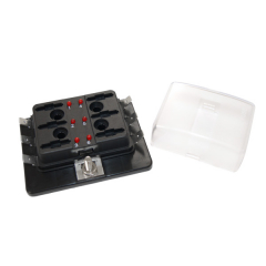 Boite à fusibles à LED 6 fusibles