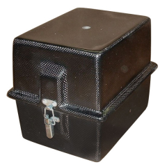 Bac a batterie carbone 240 x 210 x 210mm