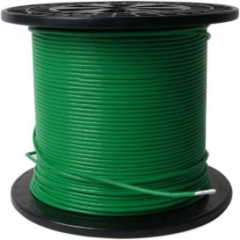 Cable monoconducteur 1mm²-Vert 