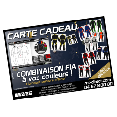 Carte cadeau - combinaison personnalisée