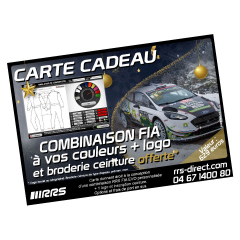 Carte cadeau - combinaison personnalisée + logo