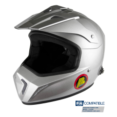 Casque CROSS FIA 8859-2015 Gris