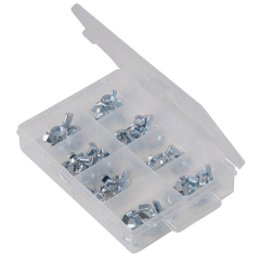 Coffret d'écrous à ailettes (40 pièces)