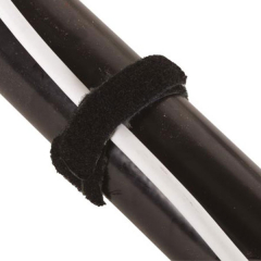 Jeu de 10 colliers serrage auto-agrippant-205 x 12.5 Noir