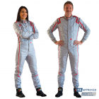 Combinaison RRS EVO Monte Carlo Gris / Rouge - FIA 8856-2018