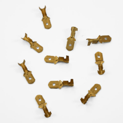 Cosses plates mâles 6,3x0,4 (câble de 1 à 2,5 mm) Jeu de 10