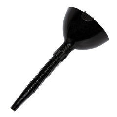 Entonnoir grand diamètre flexible noir-140 mm