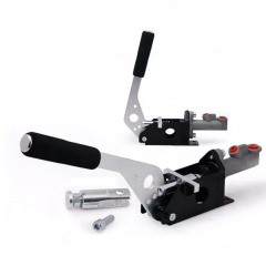 Frein à main hydraulique alu court gris (vertical ou horizontal) avec maitre cylindre 0,625