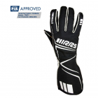 Gants pilote FIA RRS VIRAGE (coutures externes) Noir