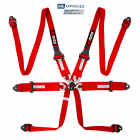 Harnais FIA RRS ONE HANS® 6 points - Rouge