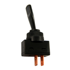 Interrupteur 27mm plastique 2 positions ON/OFF 12V 20A 2 fiches plates