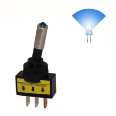 Interrupteur à led bleu 12V 20A