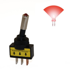 Interrupteur à led rouge 12V 20A