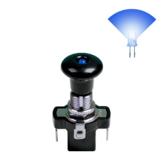 Interrupteur tirette lumineux - bleu