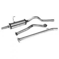 Ligne d'échappement RRS Inox pour Renault Clio 2 RS Phase 2 (Grp N) Diamètre 63