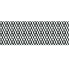 GRILLE RACING 100X33 petit maillage 2x4mm NOIR ANODISÉ