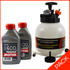 Pack auto purgeur 3L + 2 bidons de Motul RBF600 (500ml)