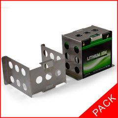 Pack Batterie Lithium Li-Ion 12V 30AH - 1,9kg + 1 support léger aluminium