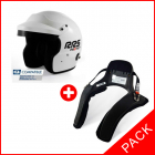 Pack Casque Jet FIA 8859-2015 SNELL SA2020 + Hans®