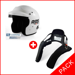 Pack Casque Jet FIA 8859-2015 SNELL SA2020 + Hans®