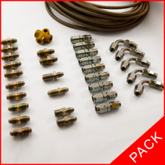 Pack complet de freinage (raccords et durites)