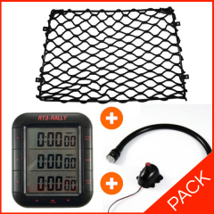 Pack Filet de rangement copilote + Chronomètre RT3 + Lecteur de carte