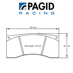 Plaquettes de Frein Ar Pagid RS 44 - 1674