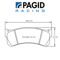 Plaquettes de Frein Av Pagid RST 1 - 2488