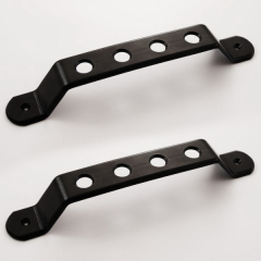 Poignées de portière intérieure universelle alu noire (la paire)