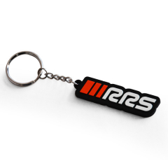 Porte-clés PVC blanc RRS