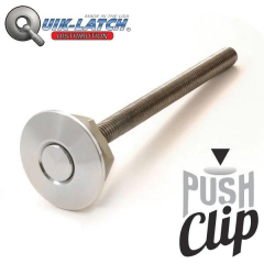 Attache capot / pare-chocs PUSH CLIP Silver M8