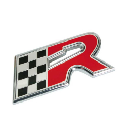 EMBLEME CHROME "DRAPEAU/R"