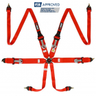 Harnais FIA RRS R6 HANS® SUPERLIGHT 2.8 kg 2019 - ROUGE