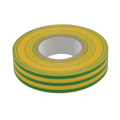 Ruban isolant 19mm x 33m - vert et jaune