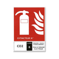 Panneau de signalisation extincteur