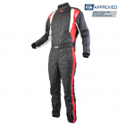 Combinaison pilote RRS Speed noire et rouge FIA 8856-2018