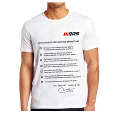 Tee Shirt RRS Covid 19 Blanc