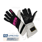 Gants FIA RRS Virage (coutures externes) Noir / Rose